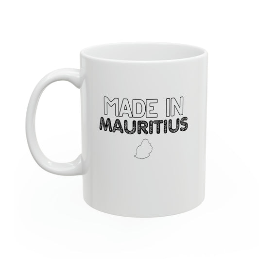 MAURITIUS MUG - Crafted Island Essence 🗺️✨ - Ceramic White Mug 11oz