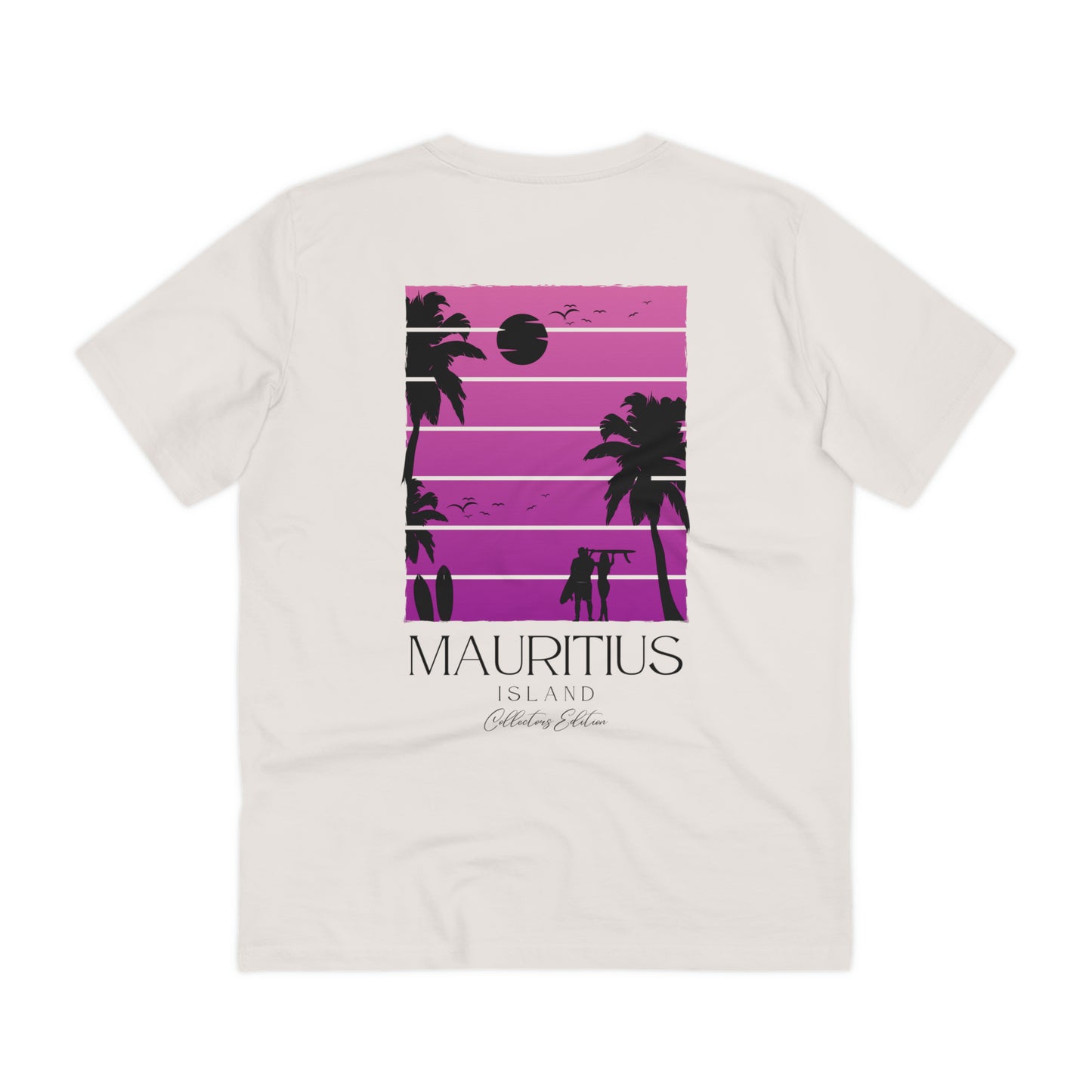 MAURITIUS ECO-FRIENDLY T-SHIRT - Surf, Sun, and Collectors Edition Magic! 🌴👕 - 100% Organic Creator T-shirt - Unisex