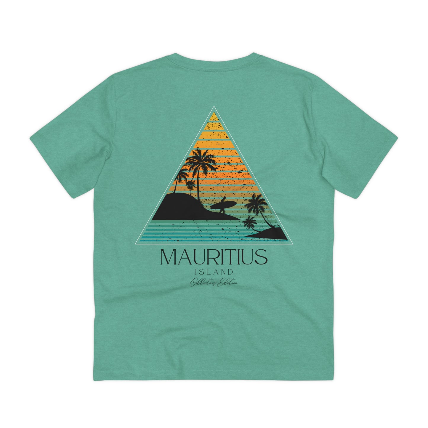 MAURITIUS ECO-FRIENDLY T-SHIRT - Surf's Up, Collectors Edition! 🌴👕 - 100% Organic Creator T-shirt - Unisex