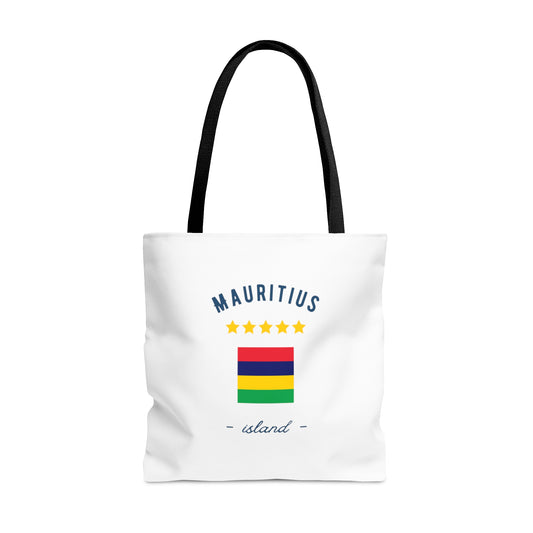 MAURITIUS TOTE BAG (AOP) - 'Mauritius Flag' Island Pride Masterpiece! 🇲🇺🌟