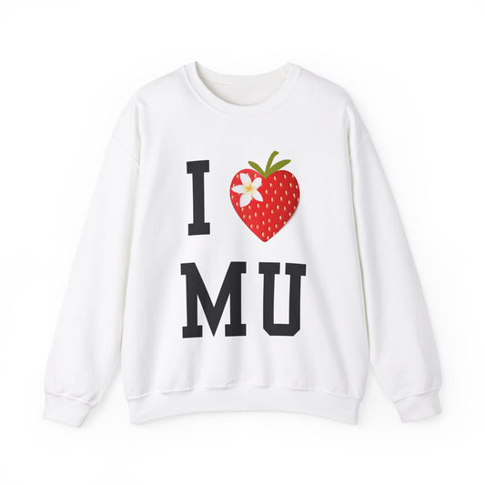 MAURITIUS SWEATSHIRT: Tropical Love Affair 🍓🌺 - Unisex Heavy Blend™ Crewneck Sweatshirt