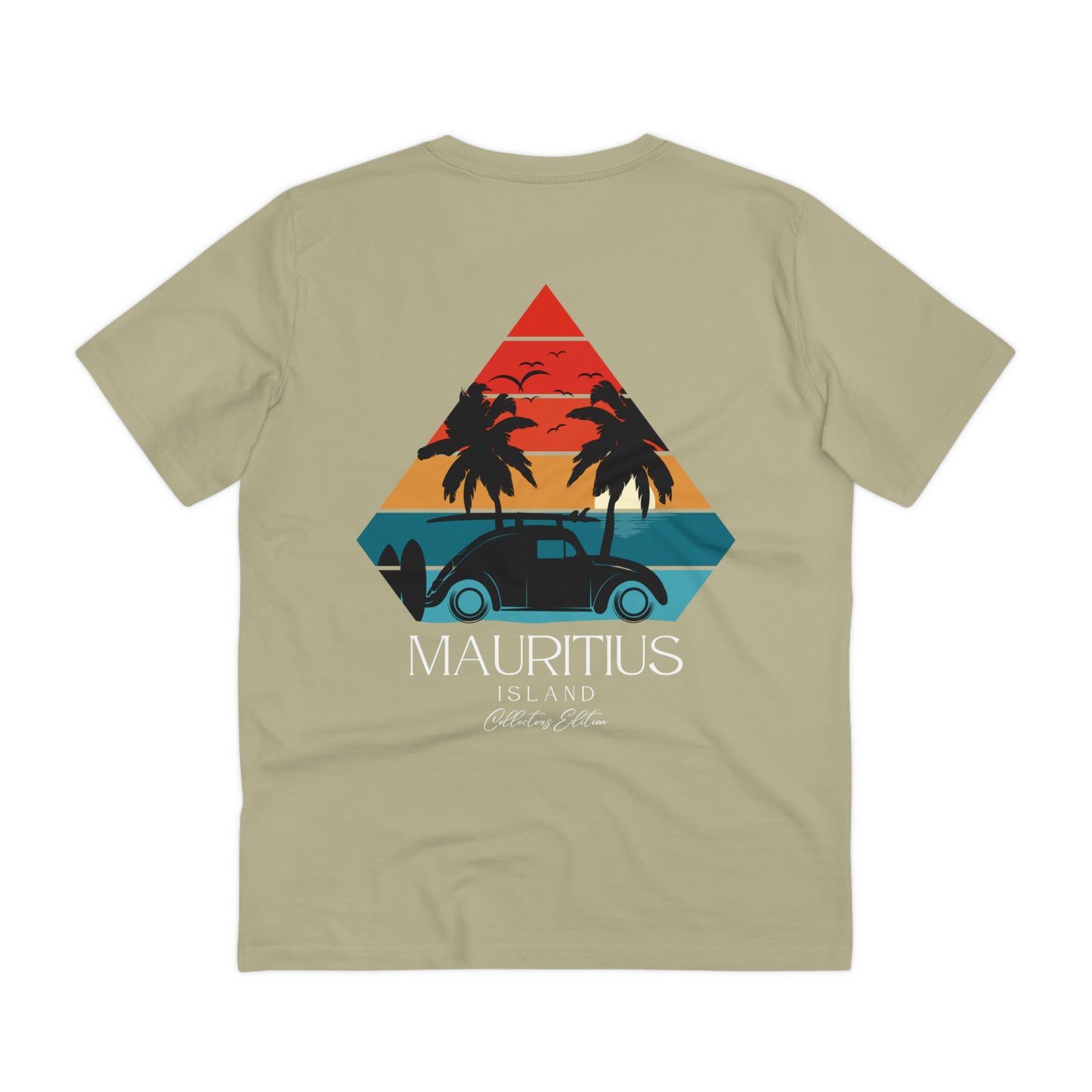 MAURITIUS ECO-FRIENDLY T-SHIRT - Drive Into Luxury - Collectors Edition! 🌴👕 - 100% Organic Creator T-shirt - Unisex