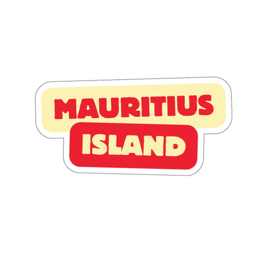 MAURITIUS STICKER - Stick the Paradise, "Mauritius Island," Everywhere! 🏝️🌟 - Kiss-Cut Stickers